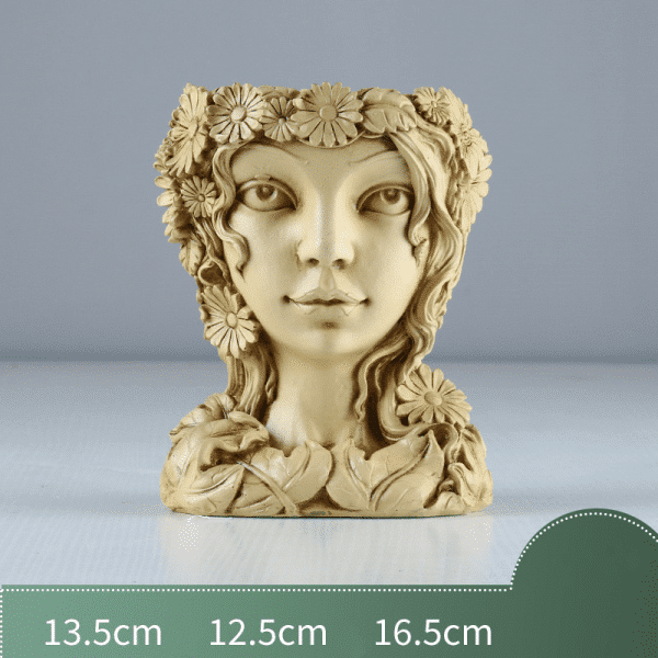 Cactus Head Flowerpot Plant Pots Container Home 6