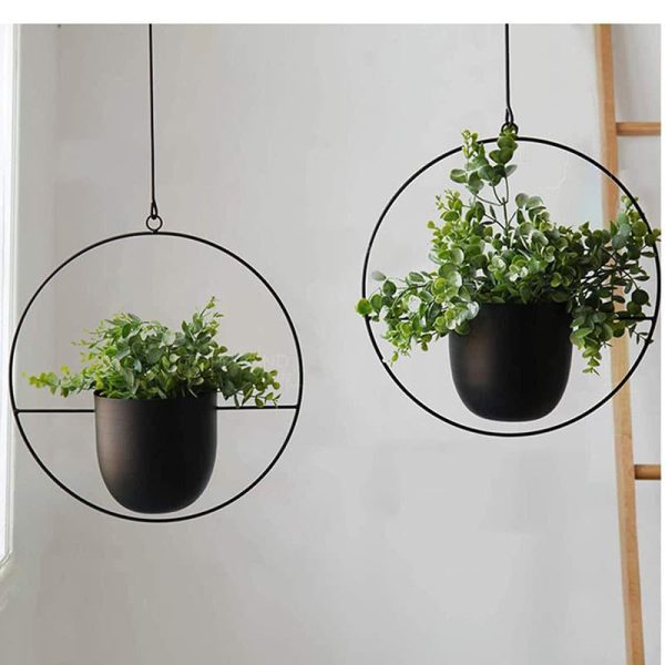 Hanging Hydroponic Orchid Iron Plant Pot - Image 2