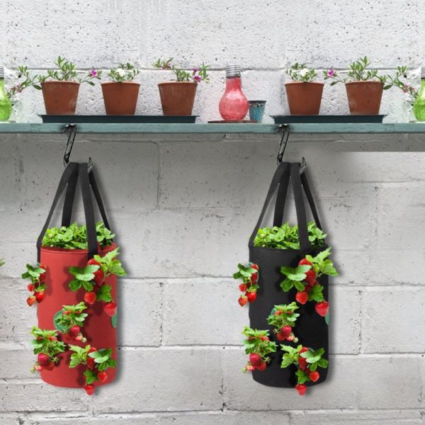 Fabric Vertical Garden Hanging Plant Bag - Image 3