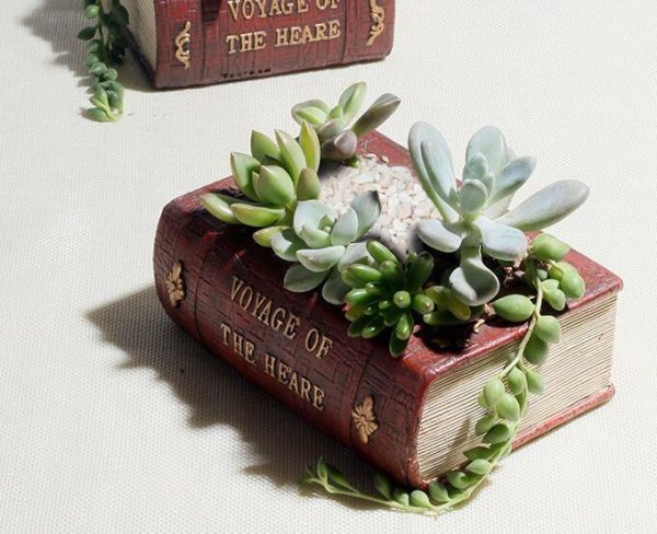 Vintage Literature Book Plant Pot - Image 2