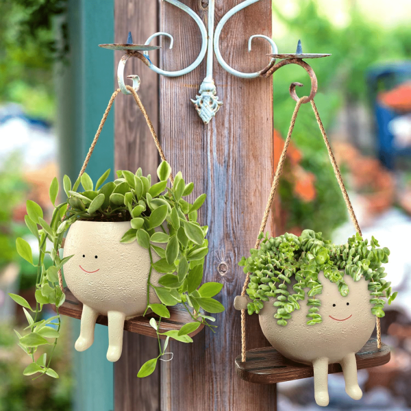 Cute Hanging Plant and Flower Outdoor Plant Pot4