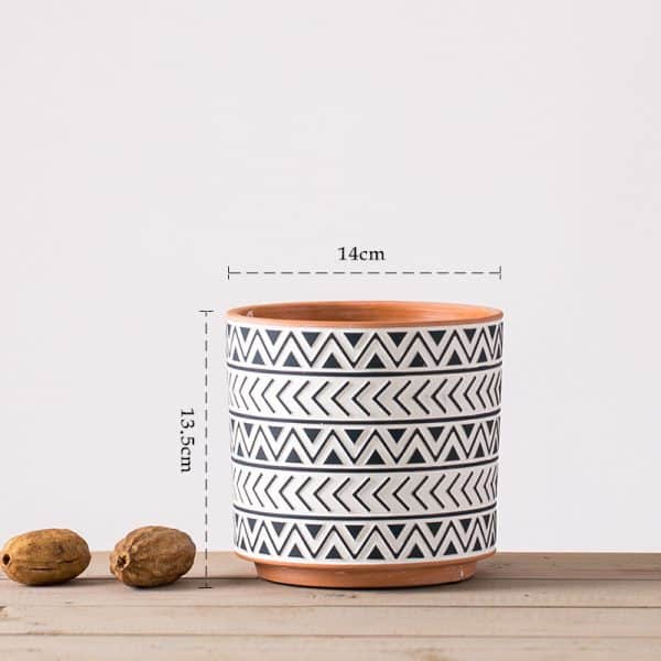 Ceramic  Flower Pots Nordic Style Geometric Flower Pots - Image 6