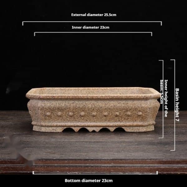 Purple Sand Flower Pot High Temperature Burning Firewood Creative Individual Porcelain Succulent Plant Desktop - Image 7