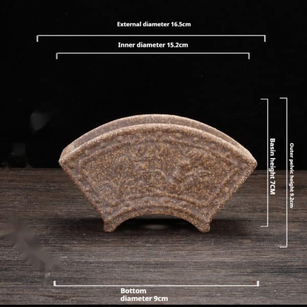 Purple Sand Flower Pot High Temperature Burning Firewood Creative Individual Porcelain Succulent Plant Desktop - Image 6